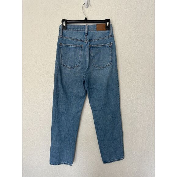 Madewell The Perfect Vintage Straight Jean in Hoye Wash Size 24 - Picture 5 of 10